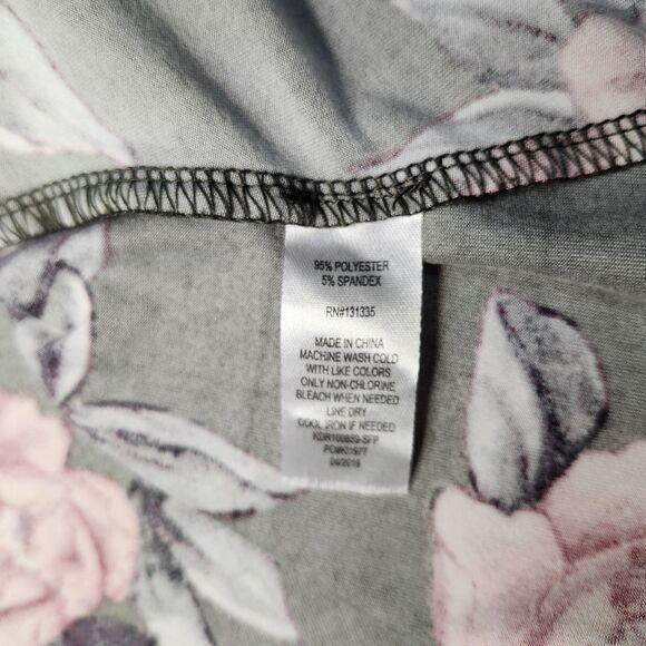 Nine Britton Floral Halter Mini Dress Trapeze Knit Keyhole Back LP Pockets - Picture 10 of 10